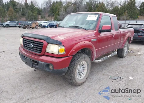 2008 Ford Ranger Sport from USA, damaged, VIN 1FTZR45E28PA43993